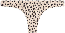 Load image into Gallery viewer, Cheetah Banded Brazilian Thong Bottom