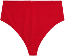 Load image into Gallery viewer, Red High Waist Bikini Bottom