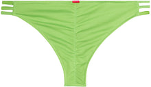 Load image into Gallery viewer, Neon Green Triple Strap Classic Scrunch Bottoms