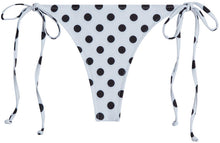 Load image into Gallery viewer, White Polka Dot Brazilian Thong Bottom