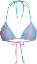 Load image into Gallery viewer, Pink & Blue Stripes Triangle Top