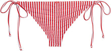Load image into Gallery viewer, Red & White Stripes Classic Scrunch Bottom