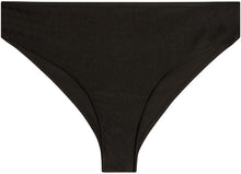 Load image into Gallery viewer, Black Full Coverage Mid-Rise Scrunch Banded Bottom