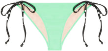 Load image into Gallery viewer, Mint & Black Polka Dot Classic Scrunch Bottom