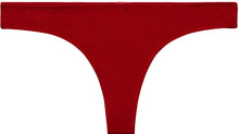 Load image into Gallery viewer, Red Sexy Brazilian Thong Bikini Bottoms