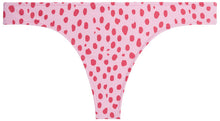 Load image into Gallery viewer, Pink Cheetah Banded Brazilian Thong Bottom