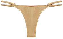 Load image into Gallery viewer, Acapulco Champagne Mid Rise Double Strap Side Loops Bikini Bottom
