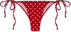 Red Polka Dot Micro Scrunch Bottom