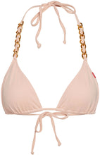 Load image into Gallery viewer, Blush Triangle Bikini On a Chain Top
