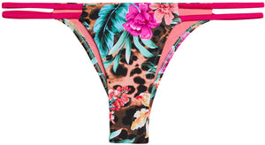 Tropical Fuchsia Double Strap Micro Bottom