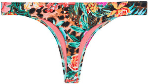 Tropical Banded Brazilian Thong Bottom