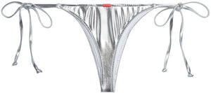 Silver Brazilian Thong Bottom