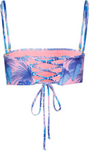 Load image into Gallery viewer, South Beach Palm Bandeau Tube Top
