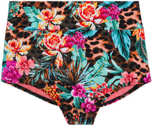 Load image into Gallery viewer, Waikiki Tropical Print High Waist Original Bikini Bottoms
