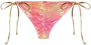 Sunset Tie Dye Shimmer Classic Scrunch Bottom