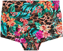 Load image into Gallery viewer, Waikiki Tropical Print High Waist Original Bikini Bottoms
