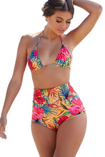 Load image into Gallery viewer, Sunset Tropical Print Triangle Top
