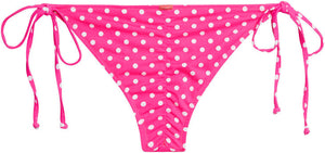 Pink Polka Dot Classic Scrunch Bottom