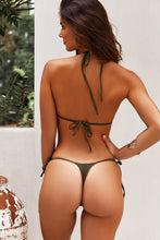 Load image into Gallery viewer, Sexy Olive G-String Thong Bikini Bottoms
