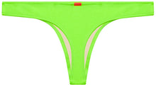 Load image into Gallery viewer, Neon Green Banded Brazilian Thong Bottom
