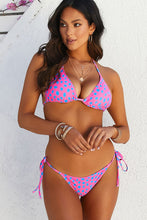 Load image into Gallery viewer, Rebel Pink &amp; Blue Triangle Top
