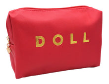 Load image into Gallery viewer, Doll Red Makeup Bag
