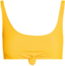 Load image into Gallery viewer, Yellow Ribbed Knot Top
