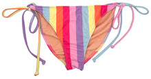 Load image into Gallery viewer, Rainbow Stripes Full Coverage Scrunch Bottom
