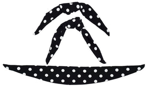 Black Polka Dot Bow Tie (3 Pack)