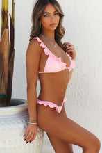 Load image into Gallery viewer, Baby Pink Classic Banded Ruffle Scrunch Bottom
