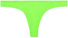 Load image into Gallery viewer, Neon Green Banded Brazilian Thong Bottom
