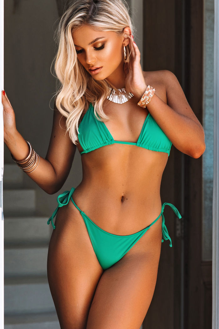 Emerald Brazilian Thong Bottom