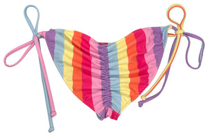 Rainbow Stripes Full Coverage Scrunch Bottom