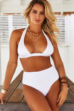 Load image into Gallery viewer, White Adjustable Halter Top
