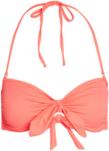 Load image into Gallery viewer, Salmon Bandeau Bikini Top
