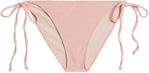 Blush Ribbed Full Coverage Scrunch Bottom