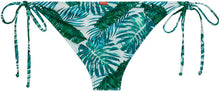 Load image into Gallery viewer, Tropical Palm Print Classic Scrunch Bikini Bottoms
