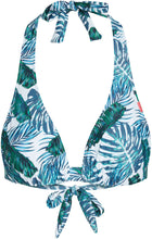 Load image into Gallery viewer, Tropical Palm Adjustable Halter Top
