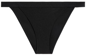 Black Full Coverage Mid-Rise Band Bottom