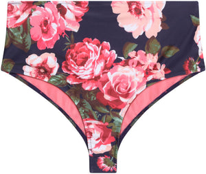 Rose Garden High Waist Bikini Bottom