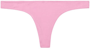 Baby Pink Banded Brazilian Thong Bottom