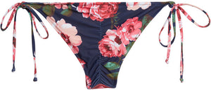 Rose Garden Print Classic Scrunch Bikini Bottoms