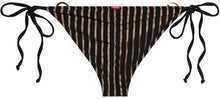 Load image into Gallery viewer, Black Sheer Obsession Classic Scrunch Bottom w/ Gold Loop Accents
