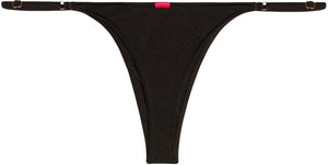 Black Brazilian Adjustable Banded Bottom