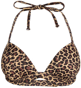 Leopard Push Up Bra Top