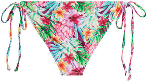 Purple Tropical Pineapple Full Coverage Scrunch Bottom