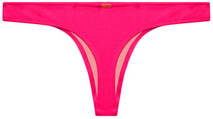 Fuchsia Banded Brazilian Thong Bottom