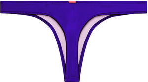 Royal Blue Banded Brazilian Thong Bottom