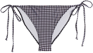 Black & White Gingham Full Coverage Scrunch Bottom