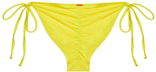 Load image into Gallery viewer, Neon Yellow Full Coverage Scrunch Bottom
